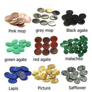 Fogli di <span class=keywords><strong>Madreperla</strong></span> Bianca a Forma Quadrata Piatta Doppia 6-40mm all'Ingrosso per Creazione di Gioielli - Product Image 5