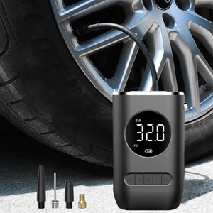 Gonfleur de pneus portable 150 PSI, pompe à air électrique <span class=keywords><strong>rechargeable</strong></span> 4000 mAh avec arrêt automatique pour voitures, motos, vélos, ballons - Product Image 4