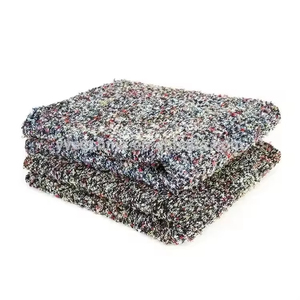 <span class=keywords><strong>Tissu</strong></span> tricoté en polyester Hacci teint en fil de haute qualité 250 GSM pour vêtements et robes - Product Image 4