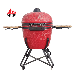 KIMSTONE Nouvelle Vente Chaude Grand Barbecue <span class=keywords><strong>Kamado</strong></span> en Céramique 28 29 Pouces Four à Charbon de Bois Sciure de Bois Cuisine Extérieure - Product Image 3