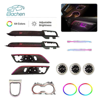 Éclairage d'ambiance pour voiture Ford Mustang 2016-2022, LED multicolore, amélioration de l'atmosphère, décoration intérieure, accessoires 12V