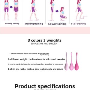 Smart <span class=keywords><strong>Vaginal</strong></span> Exercise Ball Factory für Frauen Direkt vertrieb Reparatur nach der Geburt und Straffung von Sexspielzeugen für Erwachsene - Product Image 4