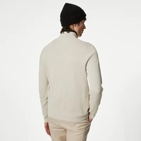 Fournisseur en gros de pulls en tricot pour hommes à manches longues en coton 100% pour l'hiver