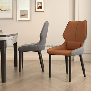 Modern High-End Luxury Dining Chair Elegant Leather Design for Home Leisure Hotel Tea <b>Table</b> or Meeting-Simple Style Chair - Product Image 6