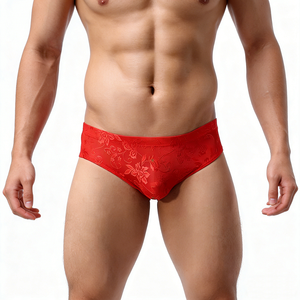 Slip pour <span class=keywords><strong>homme</strong></span> transparent érotique et sexy, taille basse, avec motif <span class=keywords><strong>de</strong></span> pénis, pour gays - Product Image 1