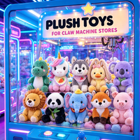 Peluches Premium Douces de 8 Pouces en Gros, Animaux en Peluche Lavables pour Machines à Griffes, Animaux Mignons en Gros