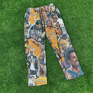 Sỉ Quần Đi Đường Phố Quần Thảm Thêu Tùy Chỉnh Quần Thảm Nam Ngoại Cỡ Và Quần Dài Dệt Chăn - Product Image 2