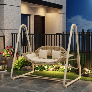 <span class=keywords><strong>Hamaca</strong></span> doble al aire libre Internet Celebrant Patio Columpio Silla colgante para Villa Patio Jardín <span class=keywords><strong>Mecedora</strong></span> para terraza Balcón - Product Image 3