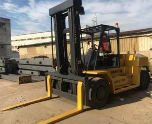 Used Komatsu FD160 Diesel Forklift-Hydraulic <b>Side</b> Shifter Solid Tire Secondhand From Japan - Product Image 2