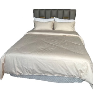 Set di biancheria da letto in raso di lusso 4 pezzi in morbido cotone morbido con tasca profonda senza rughe cofanetto e <span class=keywords><strong>copripiumino</strong></span> - Product Image 1