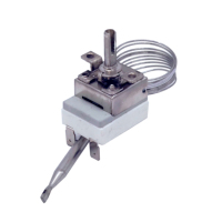 Thermostat capillaire électrique en acier Régulateur de température d'expansion de liquide pour usage domestique pour four à frire Air