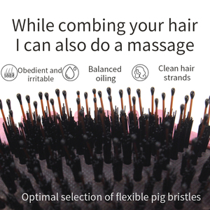 2025 nóng bán đệm không khí lược làm tóc làm mịn lược lông túi khí bàn chải nảy Curl định nghĩa tạo kiểu tóc bàn chải - Product Image 2