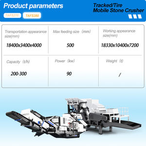 Trituradora Portátil de Oro y Mineral de Hierro, Trituradora de Residuos de Construcción, Grava, <span class=keywords><strong>Roca</strong></span> y Piedra, Planta Trituradora Móvil - Product Image 4