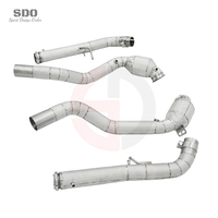 Tubo de Escape de Alto Rendimiento SD con Catalizador para Mercedes-Benz G63 AMG W464 W463A 4.0T 2019-2023, Colector con 100/200/300 Celdas