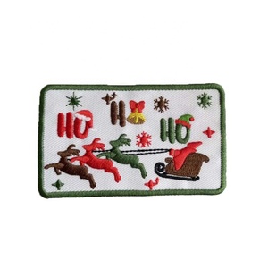 Sombrero de camionero Christmas Holly Jolly con <span class=keywords><strong>HOHOHO</strong></span> bordado y Merry Christmas Company para regalo de parche de tela de lista de novio - Product Image 2