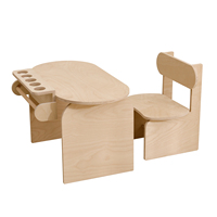 Ensemble de bureau et chaise d'étude pour enfants de haute qualité et moderne avec table en bois mobile et organiseur de stylos
