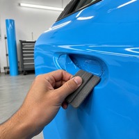 Film de protection de peinture automobile (PPF) personnalisé en gros, film de changement de couleur bleu glace pour voitures de luxe