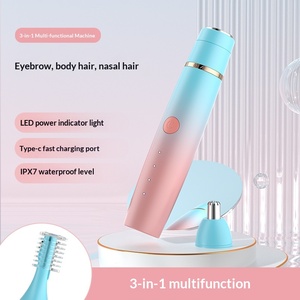 Depiladora Eléctrica 4 en 1 para Mujer, Depiladora Facial, Cejas, Cuerpo, Axilas y Vello Púbico, Recargable, Sin Dolor - Product Image 2