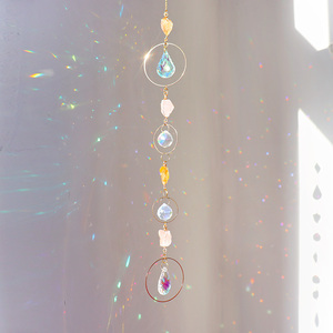 Atrapasoles de Cristal Natural Hecho a Mano, Atrapasoles de Cristal Colgantes, Prisma Arcoíris - Product Image 6