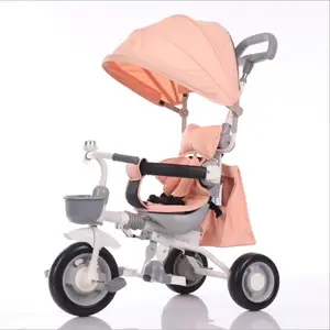 Nuovo modello 4in1Baby triciclo madre e marsupio bambini due posti bambini triciclo bici per bambini in vendita