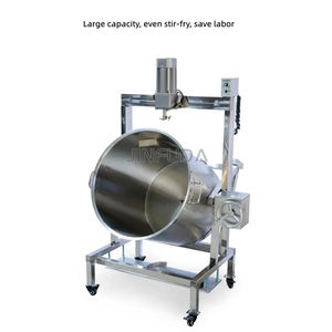 Hervidor de calefacción de acero inoxidable Gas/GLP con mezclador/máquina para hacer mermelada Industrial mezclador de cocina de Gas - Product Image 6