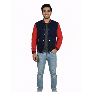 Winter Outdoor College Sports <b>Men's</b> <b>Jackets</b> & Coat Cotton Letterman Bomber <b>Baseball</b> Varsity <b>Jacket</b> <b>Man</b> Good Quality - Product Image 1
