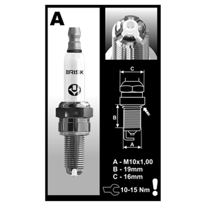Candela Racing Al'Iridio 4T Per Suzuki RMZ 450 (EU) 2008/2025 Plug Di accessione Premium - Product Image 1