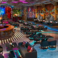 Iluminado Light up Bar Nightclub Muebles Set Personalizado Cuero U L Forma Sofá Cabina Asientos Dance Disco Pub Led Mesa Silla