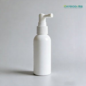 Botella de Spray Vacía de HDPE al por Mayor, 60 ml, Recargable, Pulverizador de Plástico Médico con Boquilla Corta, Se Acepta Logotipo Personalizado, para Uso Oral y Capilar - Product Image 3