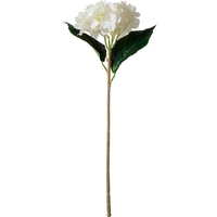 Fleurs d'hortensia artificielles avec feuilles, fleurs en soie pour arche de mariage, centres de table pour allée, décoration intérieure, fournitures pour arrangements floraux