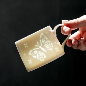 <span class=keywords><strong>Taza</strong></span> de Porcelana Blanca Dehua Linglong, <span class=keywords><strong>Taza</strong></span> de Café, <span class=keywords><strong>Taza</strong></span> de Té, Apta para Lavavajillas, <span class=keywords><strong>Regalo</strong></span> Promocional con Diseño Clásico, Origen Fujian - Product Image 3