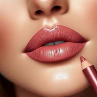 Crayon à lèvres crème Nude Gloss Vegan Sans paraben Deluxe Ultra Fine slim Luxe Intense LipLiner Longue durée Crémeux Facile à utiliser