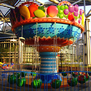 Silla voladora de 16 a 36 asientos, parque de atracciones con temática de sandía, atracciones al aire libre, fibra de vidrio duradera, materiales metálicos de acero, venta - Product Image 4