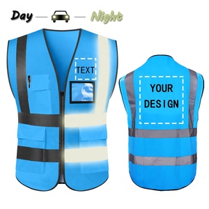 En gros Salut Vis <span class=keywords><strong>Gilet</strong></span> de Sécurité Réfléchissant Bleu Couleur Extérieure Travail Visibilité <span class=keywords><strong>Gilet</strong></span> Vélo <span class=keywords><strong>Gilet</strong></span> De Sécurité - Product Image 4