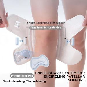 อุปกรณ์พยุงเข่า Boer พร้อมตัวกันกระแทกด้านข้าง ตาข่ายระบายอากาศ ปรับระดับได้ สำหรับผู้ชายและผู้หญิง - Product Image 2