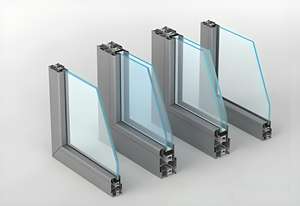 Chất lượng cao nguyên liệu cách âm cửa sổ nhôm hồ sơ nhôm hồ sơ cho cửa sổ khuôn cửa sổ - Product Image 4