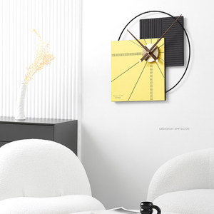 Nordic Creative <b>Wall</b> <b>Clock</b> Irregular Shape Quartz Movement <b>Silent</b> Battery Powered Living Room Decor - Product Image 3