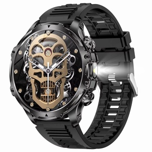 Reloj Inteligente AK75 con Linterna, Pantalla IPS de 1.9 Pulgadas, para Llamadas, Resistente al Agua, Oxígeno en Sangre, Monitor de Sueño y Actividad Física para Hombre, Aleación - Product Image 3
