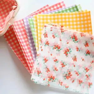 卸売環境Friendlypaperシートワックスバーガー紙カスタムロゴワックス紙