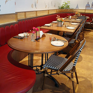 Tùy Chỉnh Nhà Hàng Thiết Lập Cà Phê Cửa Hàng Mây Bàn Ăn Đồ Nội Thất Nhà Hàng Gian Hàng Sofa Và Bàn Và Ghế Thiết Lập - Product Image 4