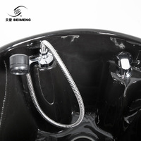 BEIMENG Lit de lavage de cheveux pour salon, fauteuil de coiffure inclinable, équipement de salon de coiffure en gros