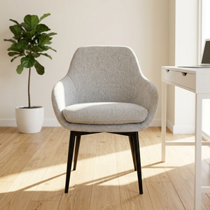 Chaise de salle à manger moderne et luxueuse LOTUS avec assise en mousse souple et pieds en métal noir pour restaurant, hôtel, école - Product Image 1