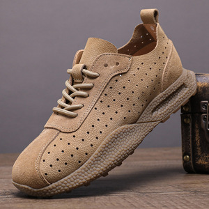 Breathable Mesh Safety <b>Boots</b> Steel Toe Lace-Up <b>Hiking</b> Shoes EVA Midsole Rubber Outsole Men Casual Woodland Protection - Product Image 1