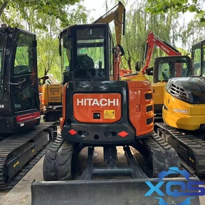 Mini-excavatrice Hitachi ZX55 d'occasion à faible nombre d'heures de fonctionnement |   Moteur Isuzu de 5,5 tonnes avec commande PLC |   Pompe de boîte de vitesses |   Roulement inclus |   Modèle 2024 | - Product Image 4