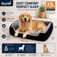 Lit pour chien et chat XXL moderne, doux, lavable, en coton, avec côtés surélevés, personnalisable, OEM, pour chiens de petite/moyenne/grande taille