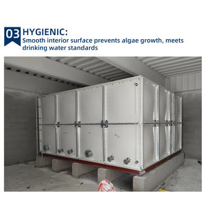 Tanque de agua FRP para piscina, tanque de agua comercial de plástico reforzado con fibra de vidrio para almacenamiento de agua industrial y doméstico - Product Image 2