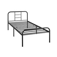 Cadre de lit queen size moderne, simple, durable et extensible en métal - Construction en acier pour chambre à coucher, marque Hengli, fabriqué en Chine