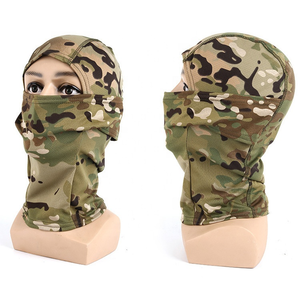 YAKEDA Masker Pelindung Matahari Wajah Penuh Luar Ruangan, Masker Balaclava Taktis Cepat Kering Tudung Equipo Satu Lubang Ski Kamuflase Wajah Penuh - Product Image 2