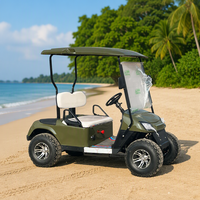 Voiturette de golf électrique tout-terrain 4x4 biplace à grande garde au sol, vitesse maximale 30-50 km/h, autonomie 90 km, pour aéroports et zones industrielles