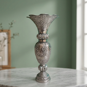 Handmade Modern Artistic Metal large <b>Vase</b> <b>Unique</b> Interior Design Piece for Artificial Flowers Wholesale Price - Product Image 4